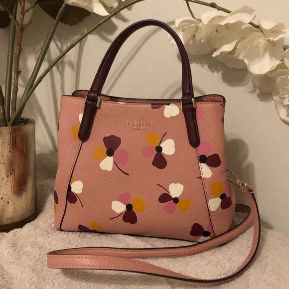 Kate Spade Jackson Dusk Buds Satchel - Picture 2 of 3